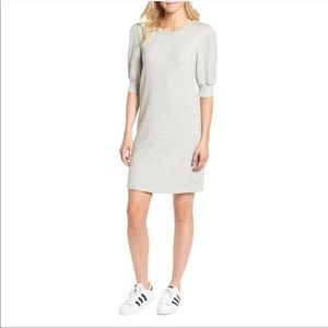 Current/Elliott  grey terry cloth lined Sweatshirt mini Dress Grey M